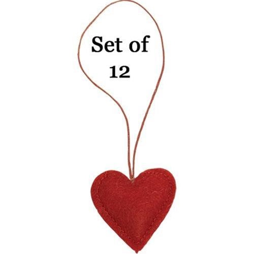 12/Set Heart Ornaments  (Pack of 4)