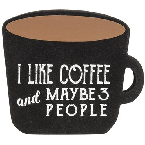Coffee Mug Freestanding Mug Sign 4 Asstd. (Pack of 4)