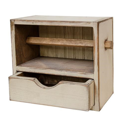 Paper Towel Holder w/Drawer