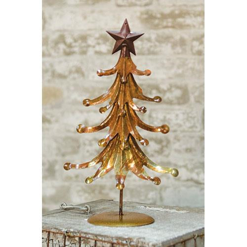 Rusty Metal Star Tree  (Pack of 4)