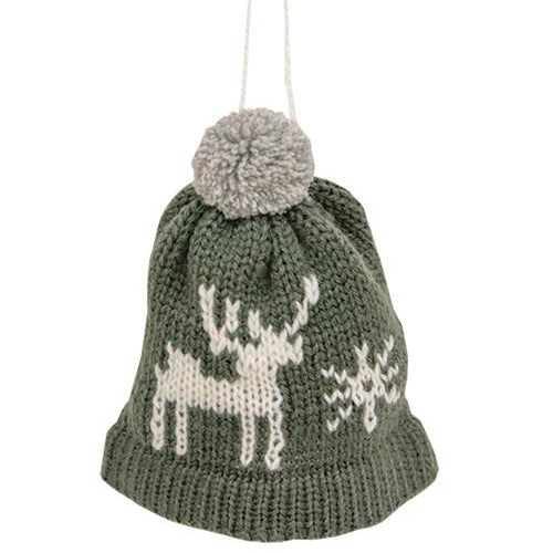 Gray Beanie Ornament (Pack of 4)
