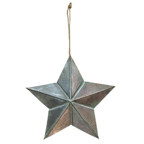 Copper Tin Star Ornament 9.5