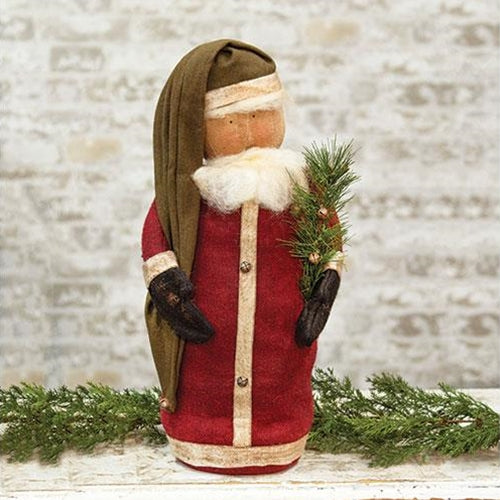 Traditional Standing Santa Doll