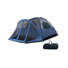Load image into Gallery viewer, 6-Person Large Camping Dome Tent with Screen Room Porch and Removable Rainfly
