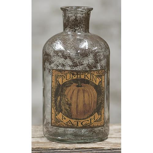 '+Pumpkin Patch Glass Jar 6x3 (Pack of 2)