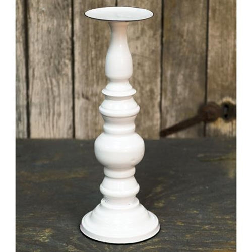 White Pedestal Pillar Holder 13