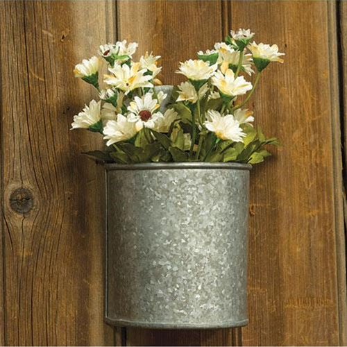 Galvanized Wall Planter  (Pack of 4)