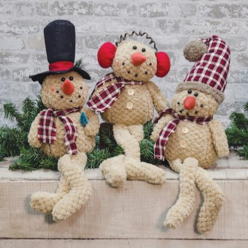 Sitting Chenille Snowman