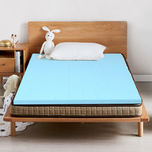 Load image into Gallery viewer, 3&quot; Gel-Infused Cooling Bed Topper for All-Night Comfy-75 x 54 inch
