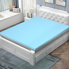 Load image into Gallery viewer, 3&quot; Gel-Infused Cooling Bed Topper for All-Night Comfy-75 x 54 inch
