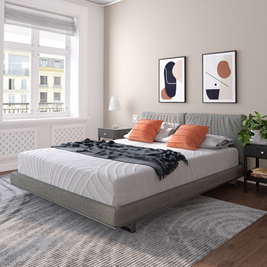 8 Inch Gel Infused Memory Foam Mattress Firm Hybrid Pressure Relief-Full Size