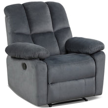 Load image into Gallery viewer, Recliner Chair Single Sofa Lounger Home Theater Seating with Footrest-Gray
