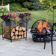 Load image into Gallery viewer, Heavy-Duty Steel Firewood Log Rack
