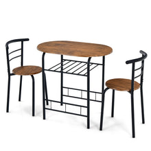 Load image into Gallery viewer, 3-Piece Space-Saving Bistro Set for Kitchen and Apartment
