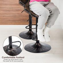 Load image into Gallery viewer, Set of 2 Adjustable Bar Stools for Counter
