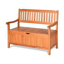 Load image into Gallery viewer, 42 Inch Storage Deck Box Solid Wood Seating Container
