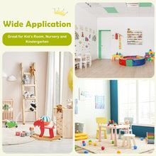 Load image into Gallery viewer, 5 pcs Kids Pine Wood Table Chair Set-Clear
