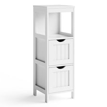 Load image into Gallery viewer, Bathroom Multifunctional Storage Floor Cabinet with 2 Drawers
