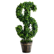 Load image into Gallery viewer, 24 Inch Artificial Boxwood Topiary Faux Decorative Indoor Outdoor Tree
