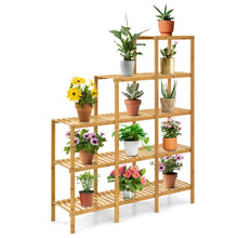 Load image into Gallery viewer, Multifunctional Bamboo Shelf Display Organizer
