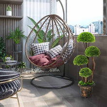 Load image into Gallery viewer, 3 Feet Decorative Artificial Cedar Topiary Tree with Rattan Trunk
