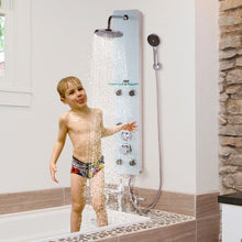 Load image into Gallery viewer, 47&quot; Tempered Glass Shower Panel
