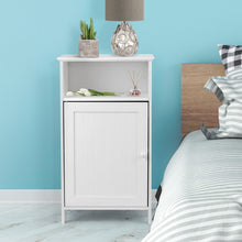 Load image into Gallery viewer, Bathroom Freestanding  Adjustable Shelf Floor Storage Cabinet-White
