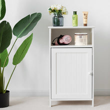 Load image into Gallery viewer, Bathroom Freestanding  Adjustable Shelf Floor Storage Cabinet-White
