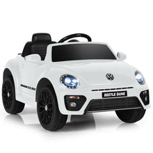 Load image into Gallery viewer, Volkswagen Beetle Kids Electric Ride On Car with Remote Control-White
