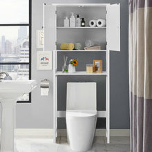 Load image into Gallery viewer, Over The Toilet Bathroom Storage Space Saver with Shelf
