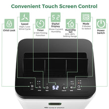 Load image into Gallery viewer, 24 Pints 1500 Sq. Ft Dehumidifier for Medium to Large Room with Indicator
