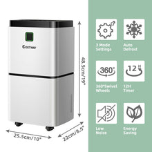 Load image into Gallery viewer, 24 Pints 1500 Sq. Ft Dehumidifier for Medium to Large Room with Indicator
