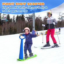 Load image into Gallery viewer, 1-Rider Snow Scooter with Grip Handle-Blue
