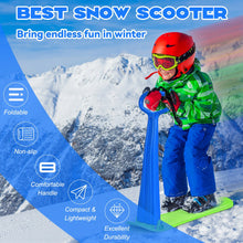 Load image into Gallery viewer, 1-Rider Snow Scooter with Grip Handle-Blue
