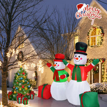 Load image into Gallery viewer, 6 Feet Christmas Inflatable Snowmen Blow Up Christmas Decoration
