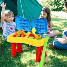 Load image into Gallery viewer, 2 in 1 Kids Sand and Water Table Activity Play Table with Accessories
