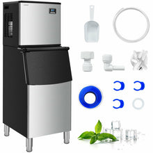 Load image into Gallery viewer, 353LBS/24H Split Commercial Ice Maker with 198 LBS Storage Bin
