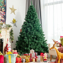 Load image into Gallery viewer, 7 Feet PVC Hinged Artificial Christmas Tree 968 Tips Holiday Decor with Metal Stand
