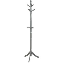 Load image into Gallery viewer, Adjustable Free Standing Wooden Coat Rack-Gray
