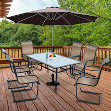 Load image into Gallery viewer, 60 x 38 Inch All Weather Rectangular Patio Dining Table

