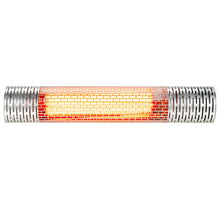 Load image into Gallery viewer, 1500W Indoorand Outdoor Electric Heater with 2 Power Settings -Silver
