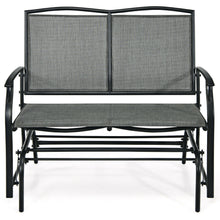 Load image into Gallery viewer, Iron Patio Rocking Chair for Outdoor Backyard and Lawn-Gray
