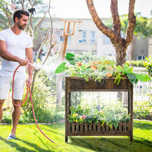 Load image into Gallery viewer, 2-Tier Wood Raised Garden Bed for Vegetable and Fruit
