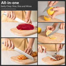 Load image into Gallery viewer, 14-Piece Kitchen Knife Set Stainless Steel Knife Block Set with Sharpener
