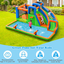 Load image into Gallery viewer, Inflatable Water Slide with Dual Climbing Walls and Blower Excluded
