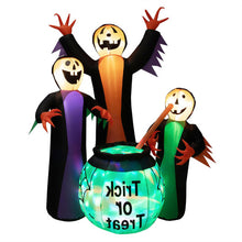 Load image into Gallery viewer, 8 Feet Halloween Inflatable Witch Decor with Bright LED Lights
