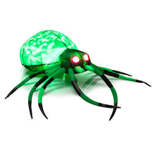 Load image into Gallery viewer, 5 Feet Long Halloween Inflatable Creepy Spider with Cobweb and LEDS
