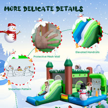 Load image into Gallery viewer, Inflatable Christmas Bouncy House with 735w Blower
