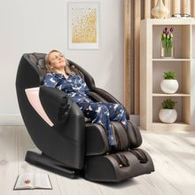 Load image into Gallery viewer, Zero Gravity SL-Track Electric Shiatsu Massage Chair with Intelligent Voice Control-Black
