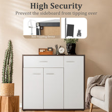 Load image into Gallery viewer, Modern Buffet Sideboard Table with Non-Toppling Device and Adjustable Shelf
